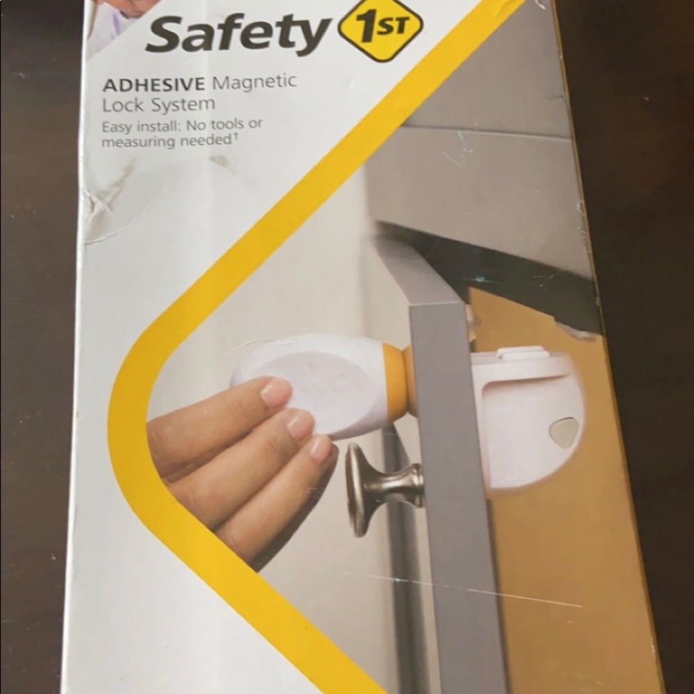 Safety 1st adhesive magnetic lock system
